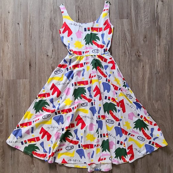 Nooworks Vacation Dress A-OK size Medium - Picture 1 of 3